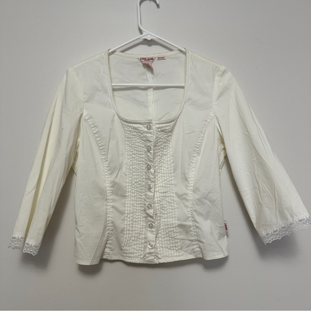 Guess Vintage Button Up Top
